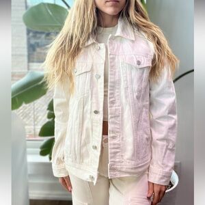 Blank NYC White Jean Jacket Classic Design